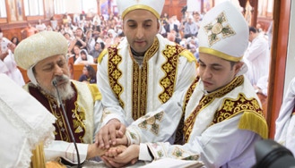 Our Bishop and Priests of St Mark Coptic Orthodox Church in Sydney