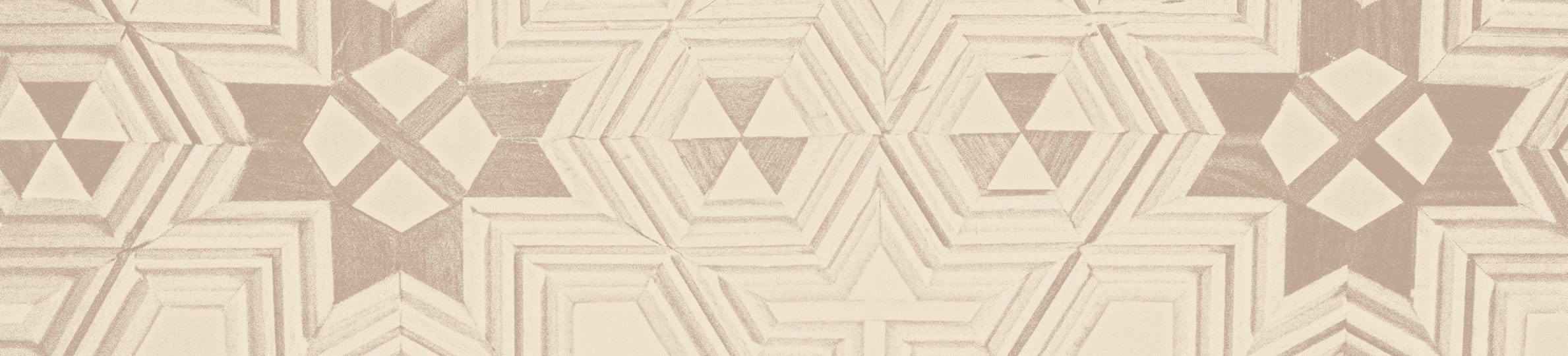 Beautiful wood pattern of the Coptic Orthodox Church in Egypt